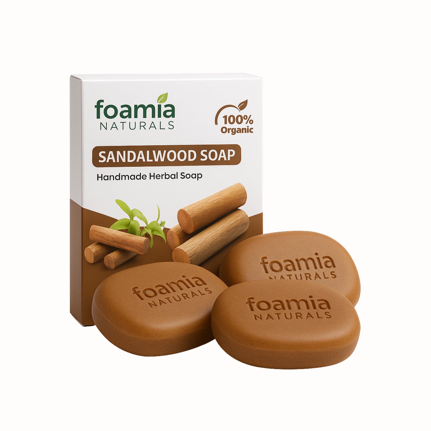 Sandalwood soap pack of 3